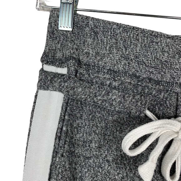The Kooples Sport Joggers Pants Grey White Stripe Casual Women’s US M ~ Flaw - Picture 3 of 14